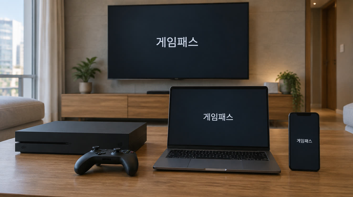다양한 플랫폼에서 게임패스를 이용할 수 있는 기기들