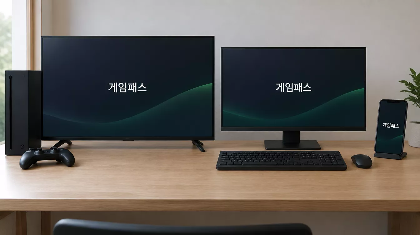 콘솔, PC, 모바일 등 게임패스에 접속할 수 있는 여러 기기들